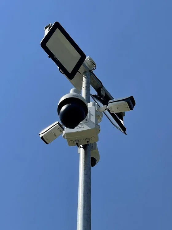 Dahua CCTV camera installed for home and business security